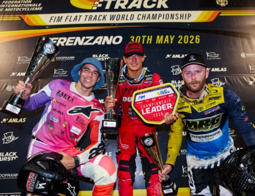Boughen extends his FIM Flat Track World Championship lead in Italy