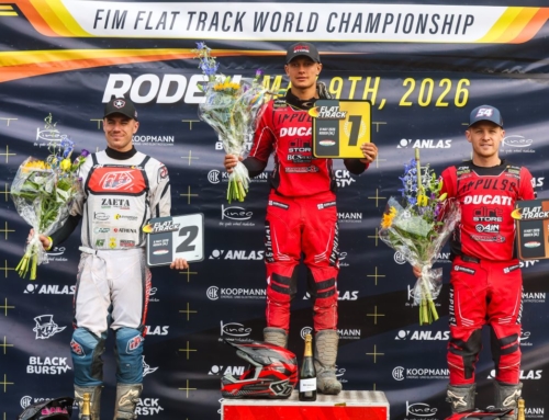 Boughen takes FIM Flat Track World Championship lead with dynamite debut
