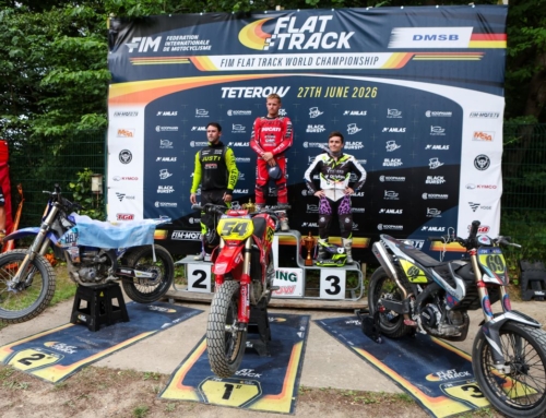Neave on top at Teterow to claim debut FIM Flat Track World Championship win